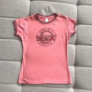 Girls Guns -N- Roses vintage style t-shirt